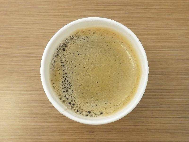 剛拿到的肯德基熱義式咖啡