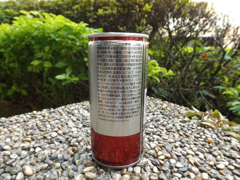 伯朗冷萃黑咖啡商品標示圖一