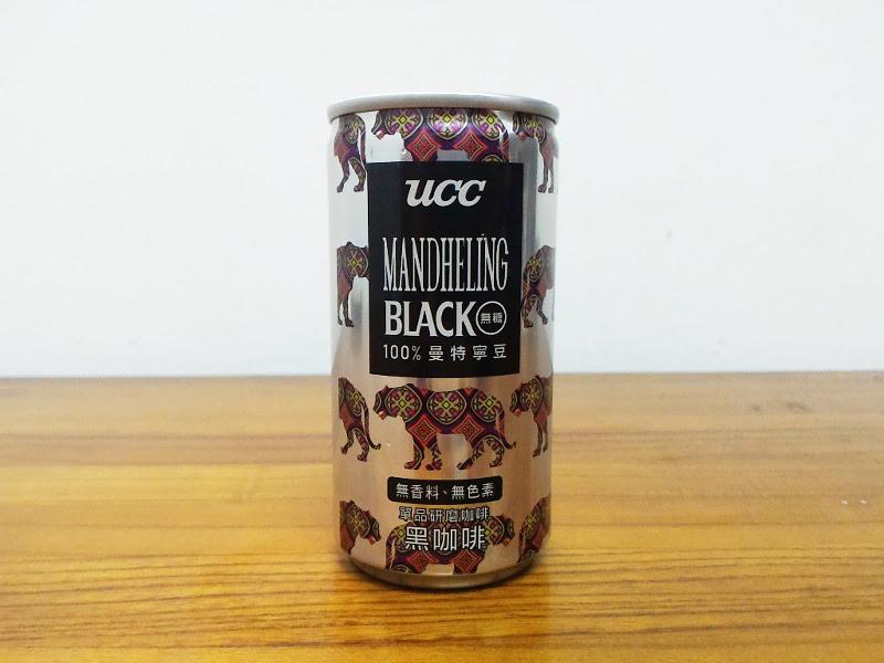 UCC BLACK 單品曼特寧黑咖啡罐裝 185g