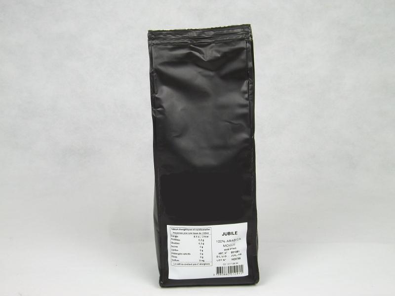 Cafés Henri Jubilé 100% 阿拉比卡研磨咖啡粉包裝背面