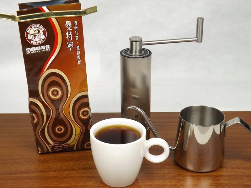 伯朗咖啡嚴選曼特寧咖啡手沖完成