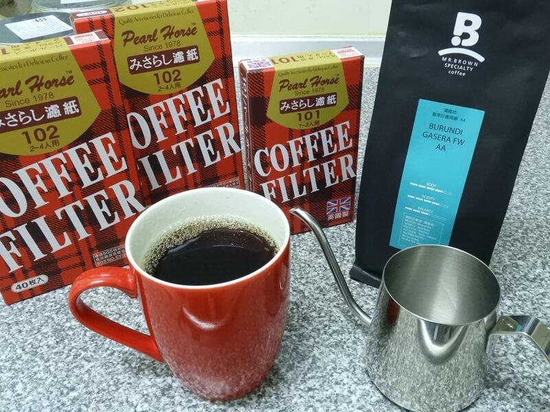 伯朗咖啡精品咖啡豆蒲隆地手沖完成