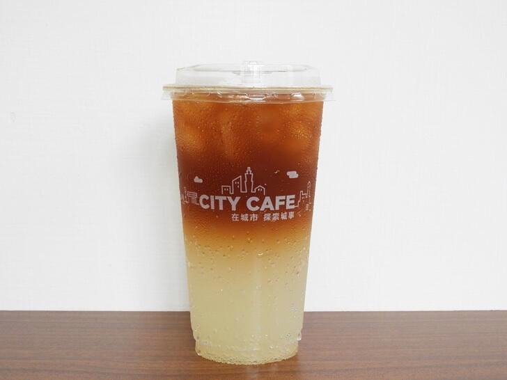 7-11 City Cafe 特大杯西西里風檸檬氣泡咖啡