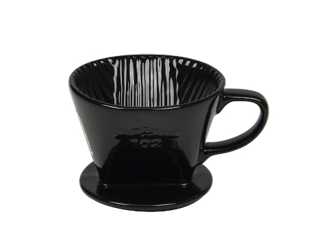 寶馬牌陶瓷咖啡濾器 JA-001-102-C-B 2~4人（黑色）_圖片