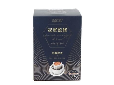 UCC 冠軍監修甘醇橙香濾掛式咖啡10gx10包/盒_圖片